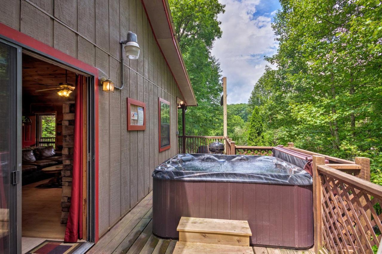 Bryson City Cabin In Smoky Mountains With Hot Tub! Luaran gambar